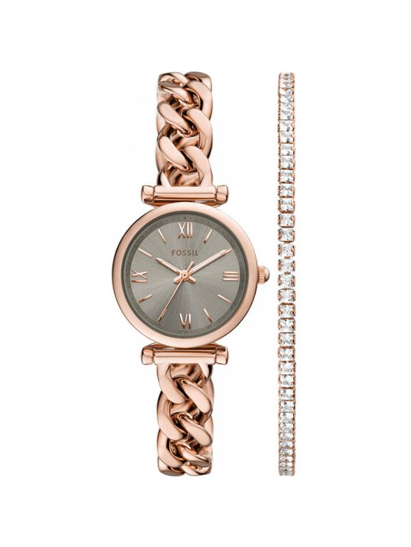 Fossil Fossil Sat ES5378SET Ružičasto zlato