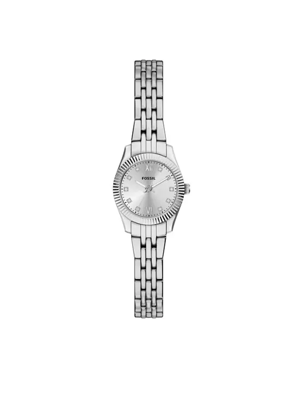 Fossil Fossil Sat Scarlette Mini Three-Hand ES5475 Srebrna