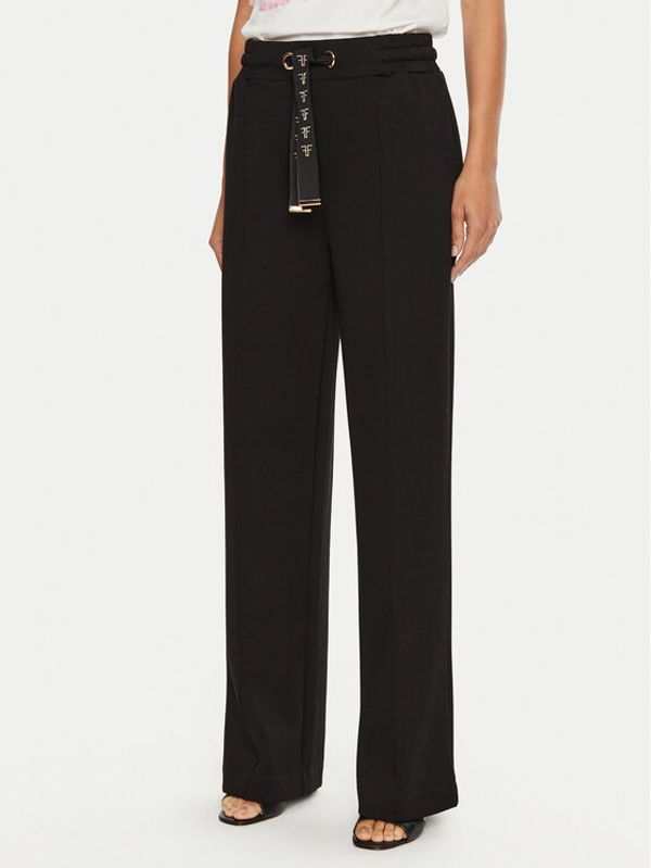 Fracomina Fracomina Donji dio trenerke FR24WV2007F44801 Crna Regular Fit