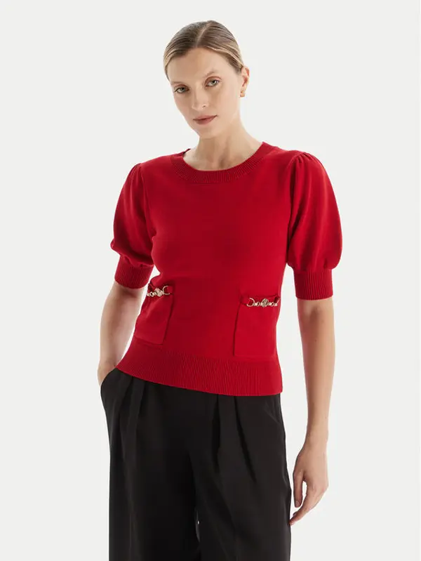 Fracomina Fracomina Džemper FR25WT7019K55601 Crvena Slim Fit