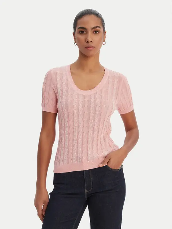 Fracomina Fracomina Džemper FR26ST7031K547R9 Koraljna Regular Fit