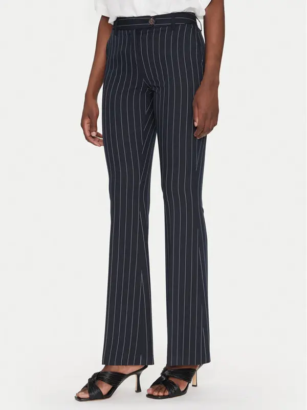 Fracomina Fracomina Hlače FR25SVA004W761D4 Tamnoplava Slim Fit