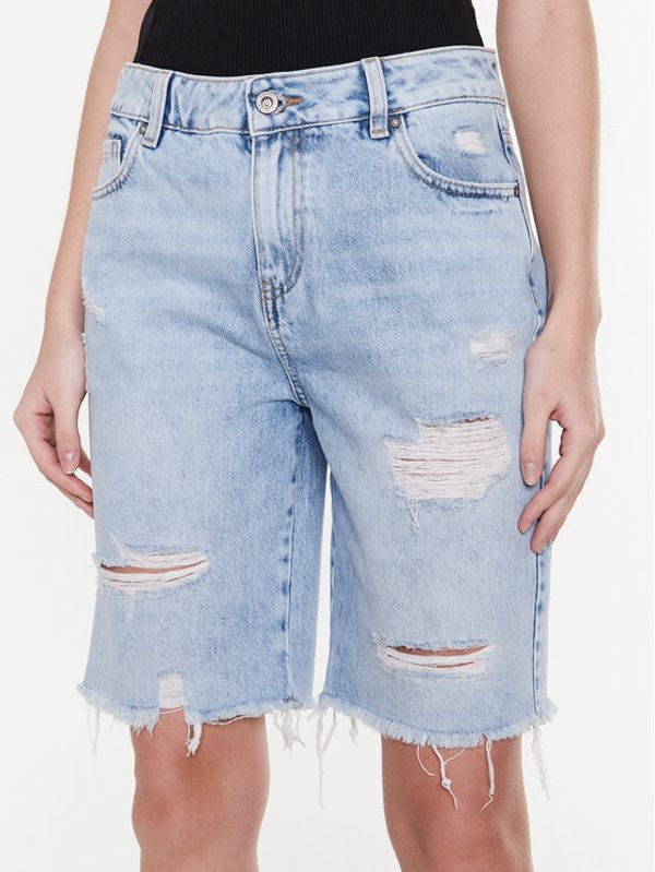 Fracomina Fracomina Kratke traperice FP23SV6002D41903 Plava Regular Fit