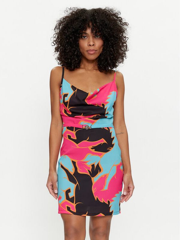 Fracomina Fracomina Ljetna haljina FS24SD1014W505N4 Šarena Slim Fit