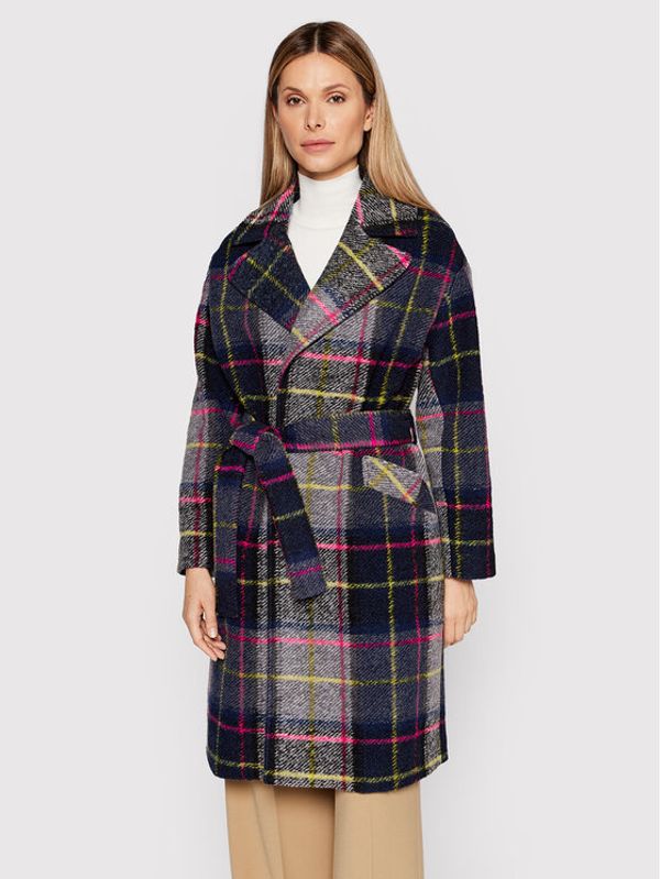 Fracomina Fracomina Prijelazni kaput FR22WC1011W57495 Šarena Regular Fit