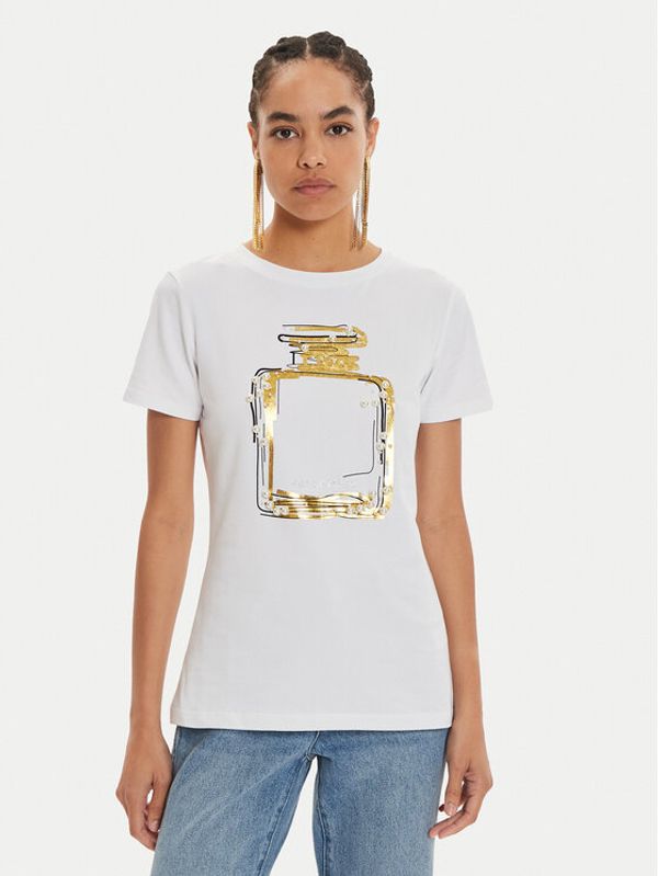 Fracomina Fracomina T-shirt FR24WT3010J401N5 Bijela Regular Fit