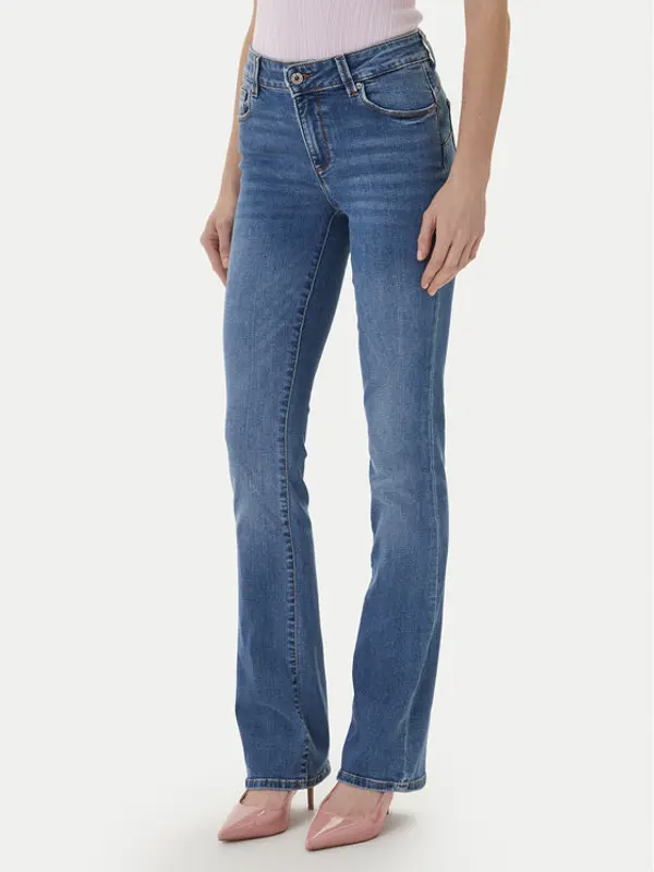 Fracomina Fracomina Traperice FP26SV8020D46002 Plava Bootcut Fit
