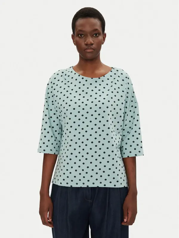 Fransa Fransa Majica 20613439 Plava Relaxed Fit