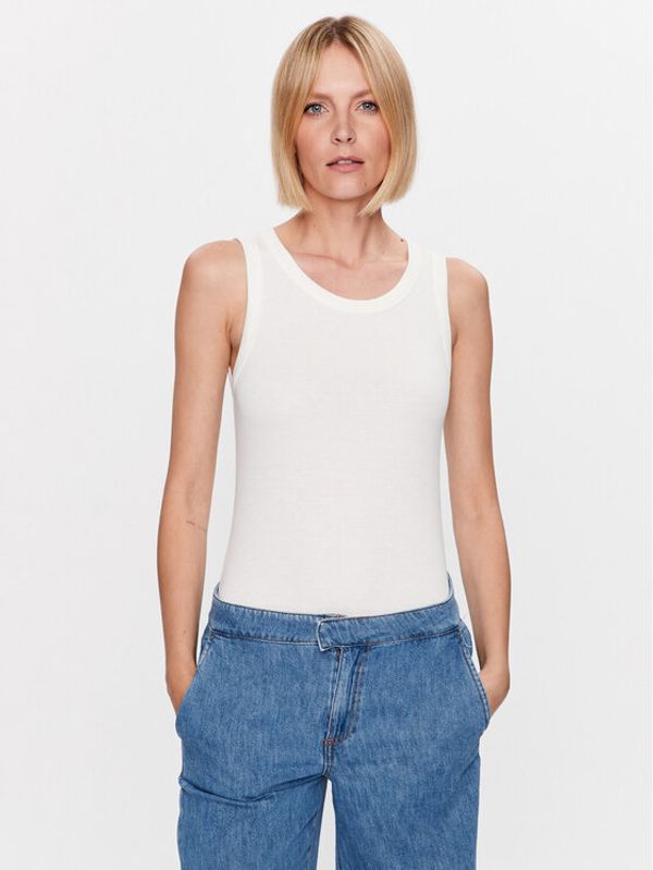 Fransa Fransa Top 20612012 Bijela Slim Fit