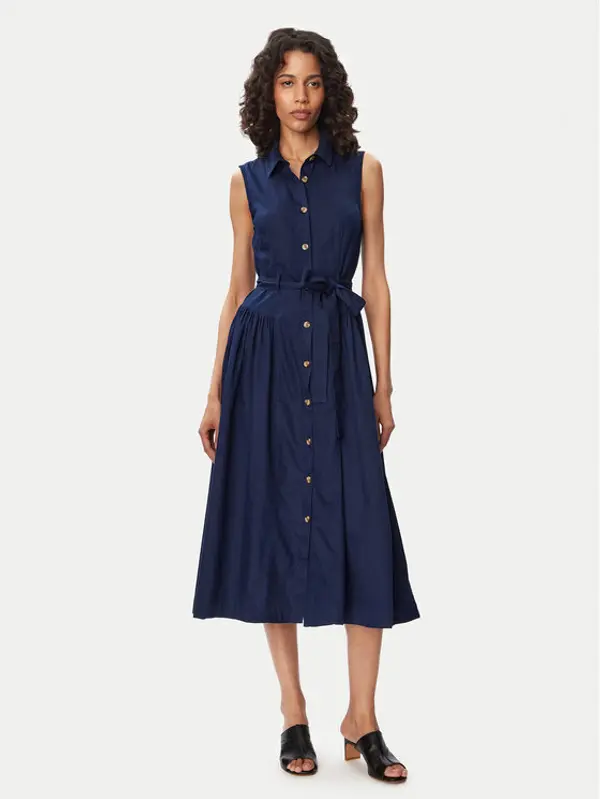 French Connection French Connection Haljina košulja Zaves 719T2 Tamnoplava Regular Fit