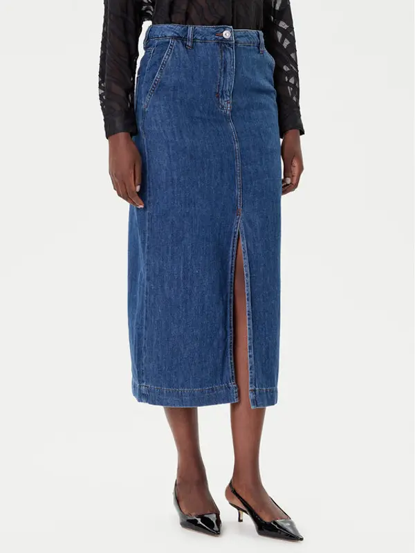 French Connection French Connection Jeans suknja 73DZA Plava Regular Fit