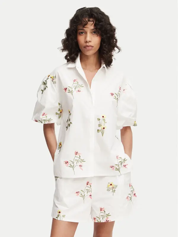 French Connection French Connection Košulja Cambria 729G7 Bijela Relaxed Fit
