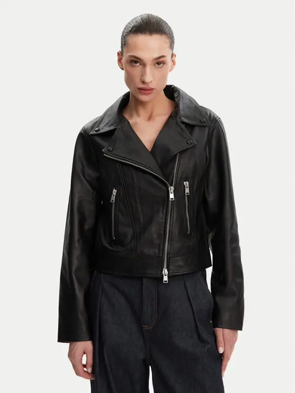 French Connection French Connection Prijelazna jakna 7DZI5 Crna Regular Fit