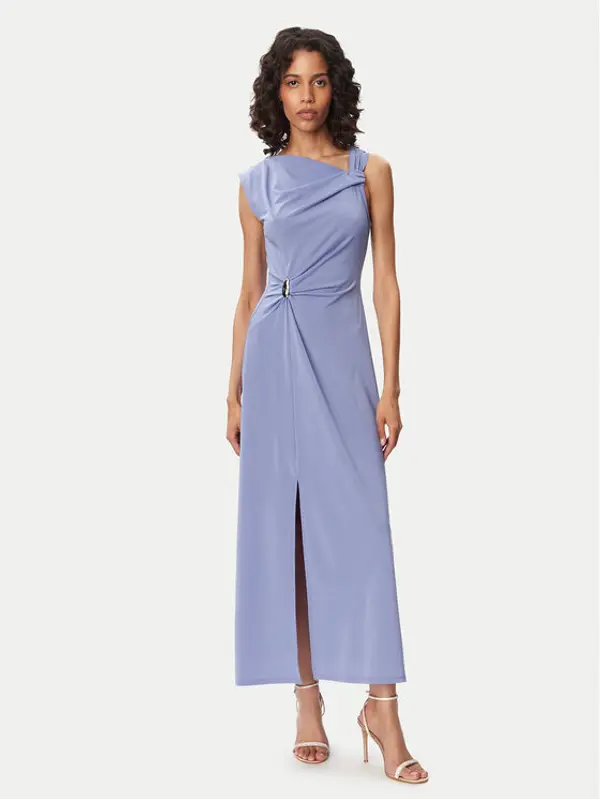French Connection French Connection Večernja haljina Pascha 719K8 Svijetlo plava Slim Fit