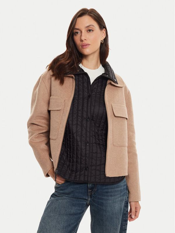 Frieda & Freddies Frieda & Freddies Prijelazna jakna 3718B Bež Relaxed Fit