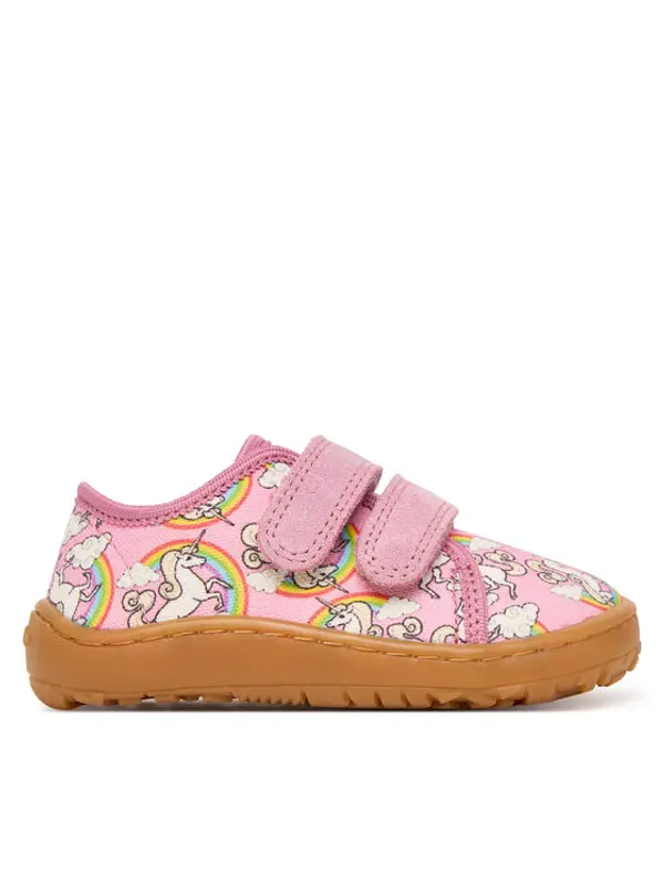 froddo Froddo Papuče Barefoot Canvas G1700440-12 M Ružičasta