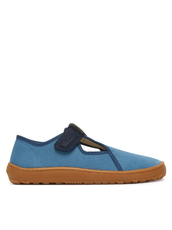 froddo Froddo Papuče Barefoot Canvas T-Bar G1700439-1 D Plava