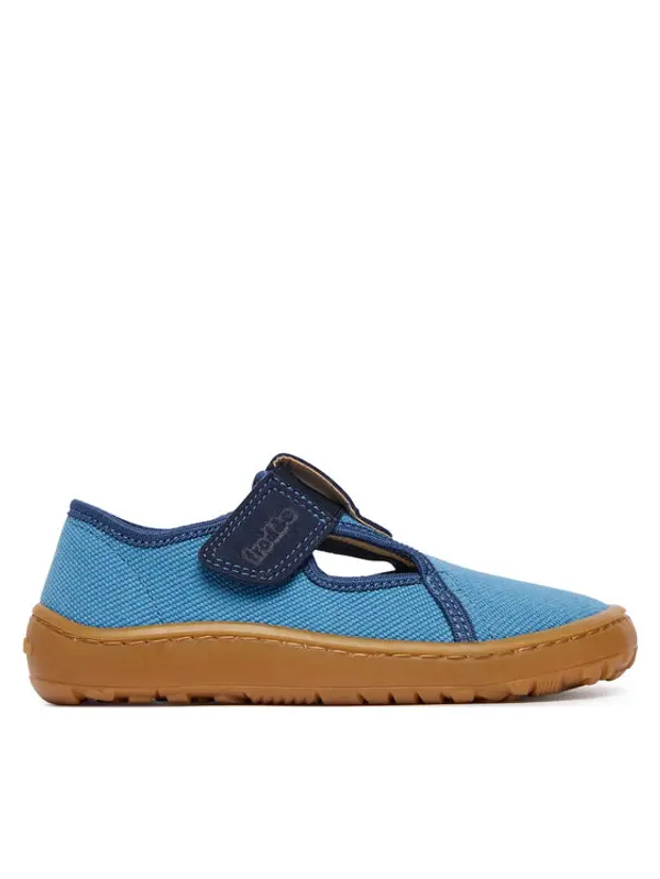 froddo Froddo Papuče Barefoot Canvas T-Bar G1700439-1 S Plava
