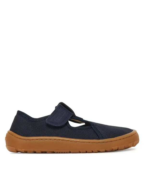 froddo Froddo Papuče Barefoot Canvas T-Bar G1700439 S Tamnoplava
