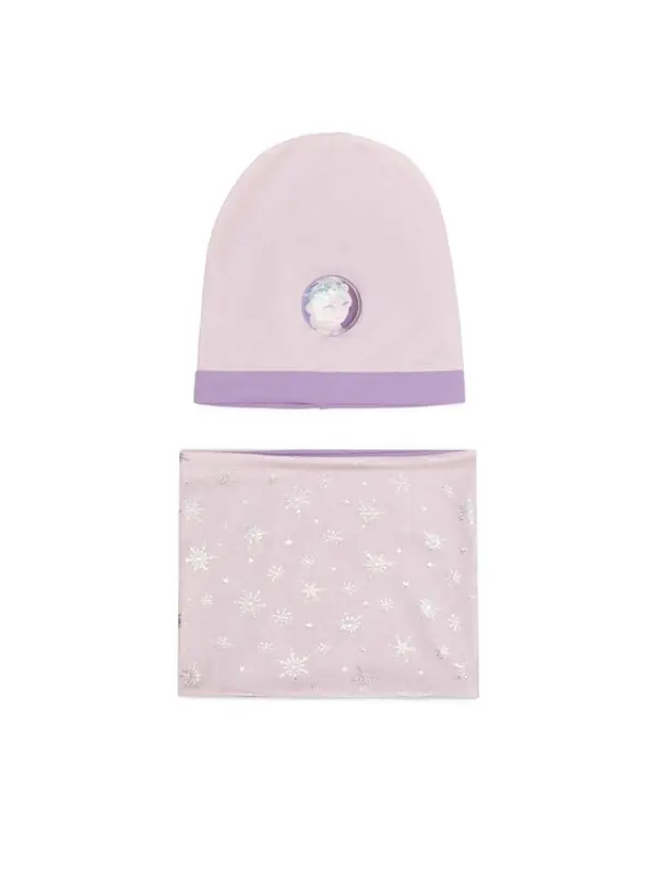 frozen Frozen Set kapa i okrugli šal ACCCS-AW23-36DFR Ljubičasta