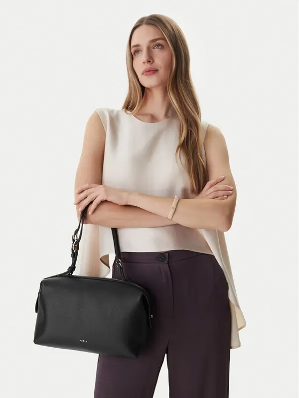 Furla Furla Torbica Double M Boston WB01905 BX3036 KH O6000 Crna