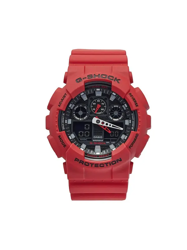 G-SHOCK G-Shock Sat GA-100B-4AER Crvena
