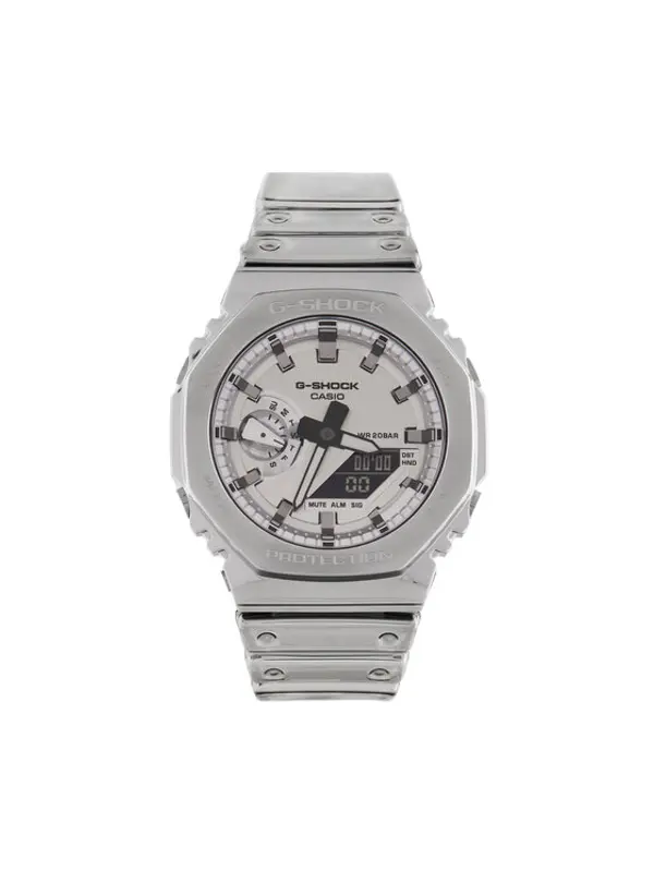 G-SHOCK G-Shock Sat GM-2100YM-8AER Srebrna