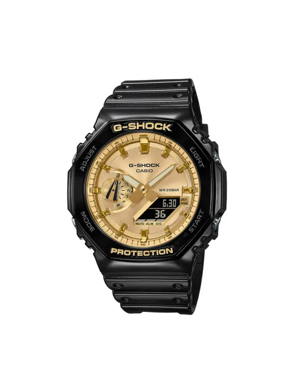 G-SHOCK G-Shock Sat Octagon GA-2100GB-1AER Crna