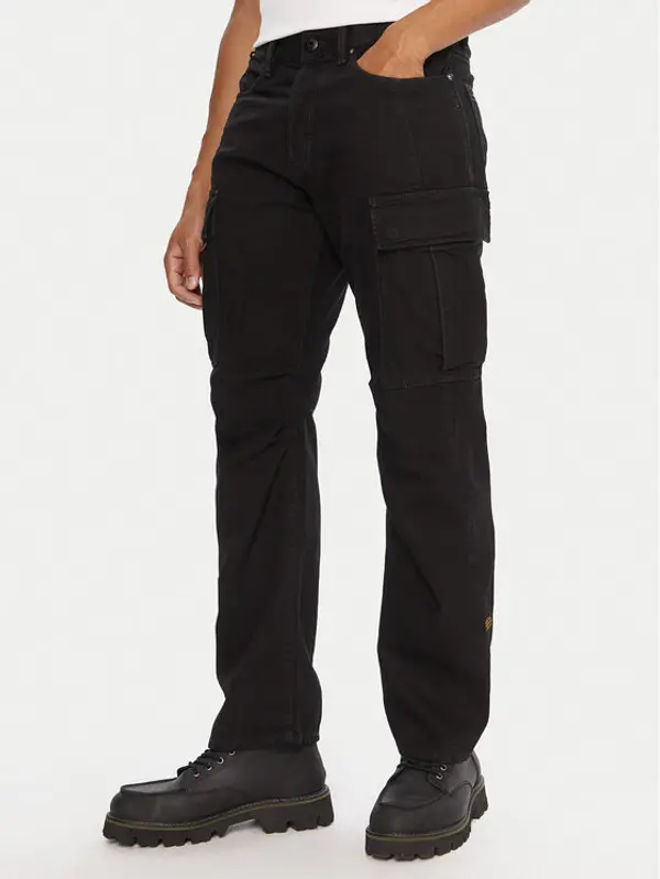 G-Star Raw G-Star Raw Hlače Contor 3D D27049-D491 Crna Regular Fit