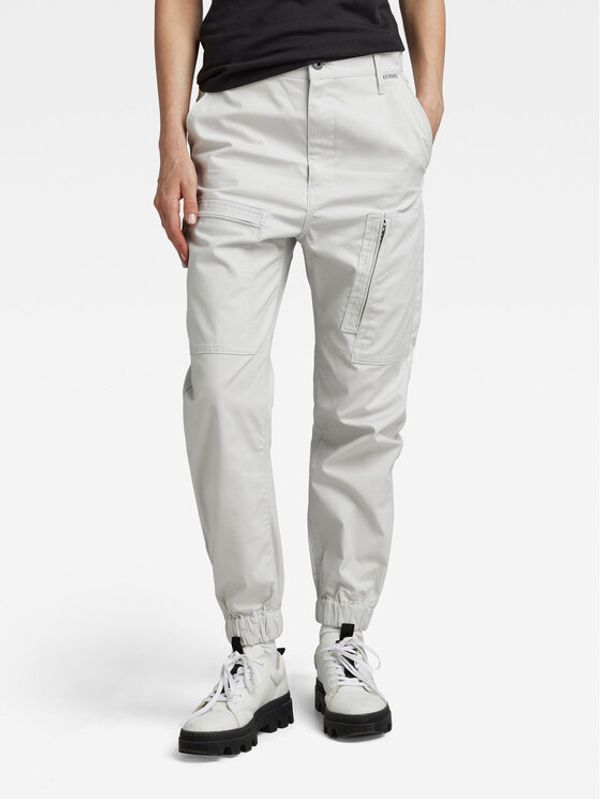 G-Star Raw G-Star Raw Hlače D22884-D387-D607 Écru Boyfriend Fit