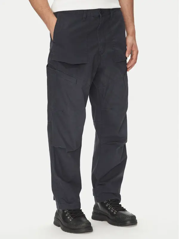 G-Star Raw G-Star Raw Hlače Fatigue 3D D26196-D387 Tamnoplava Relaxed Fit