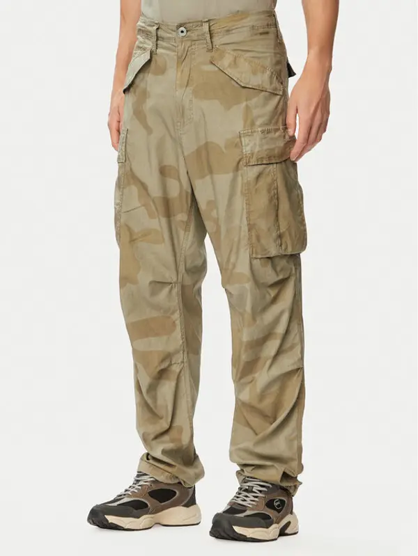 G-Star Raw G-Star Raw Hlače MA1 Cargo D26945-E520 Svijetlo zelena Tapered Fit
