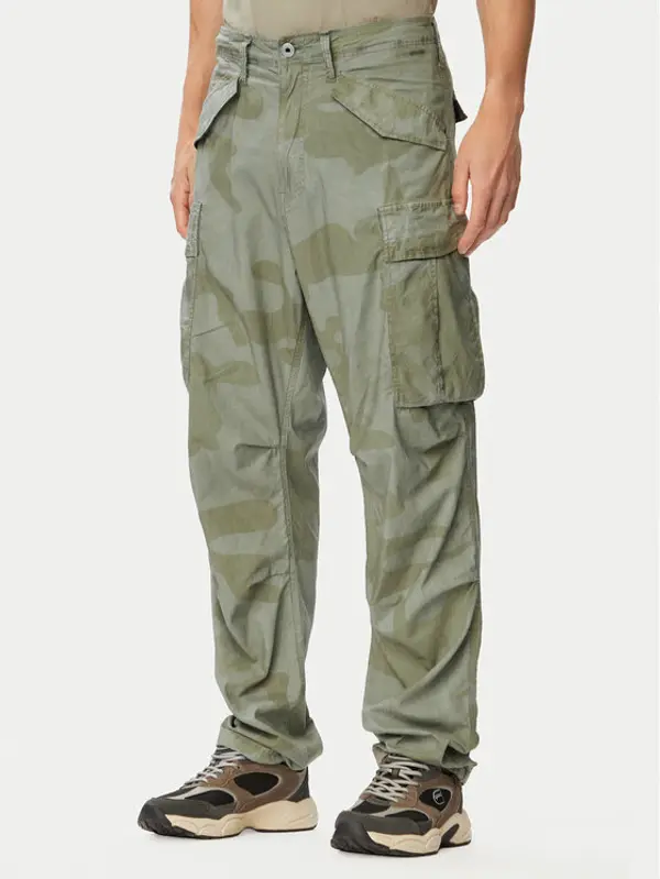 G-Star Raw G-Star Raw Hlače MA1 Cargo D26945-E520 Svijetlo zelena Tapered Fit