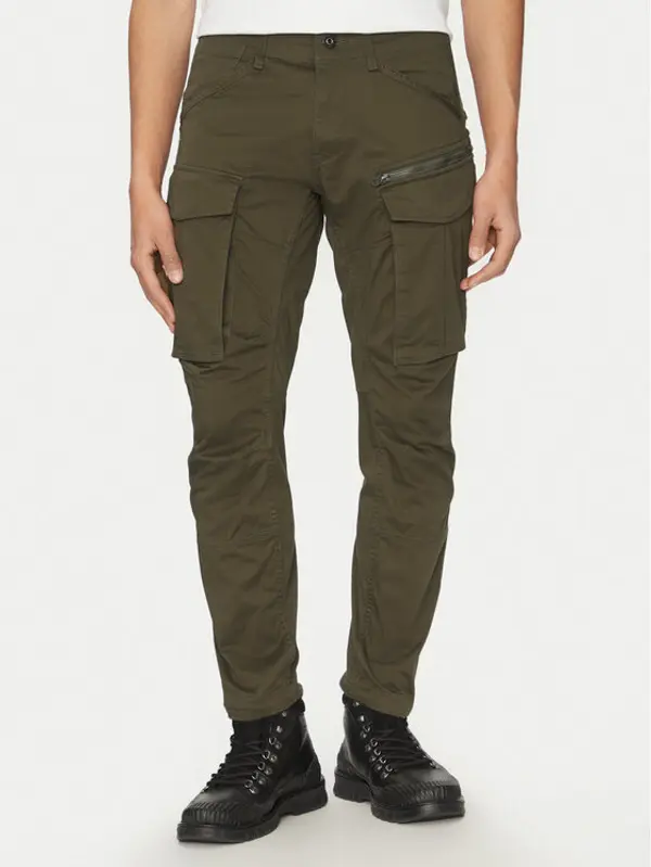 G-Star Raw G-Star Raw Hlače Rovic D02190-5126-6059 Zelena Tapered Fit