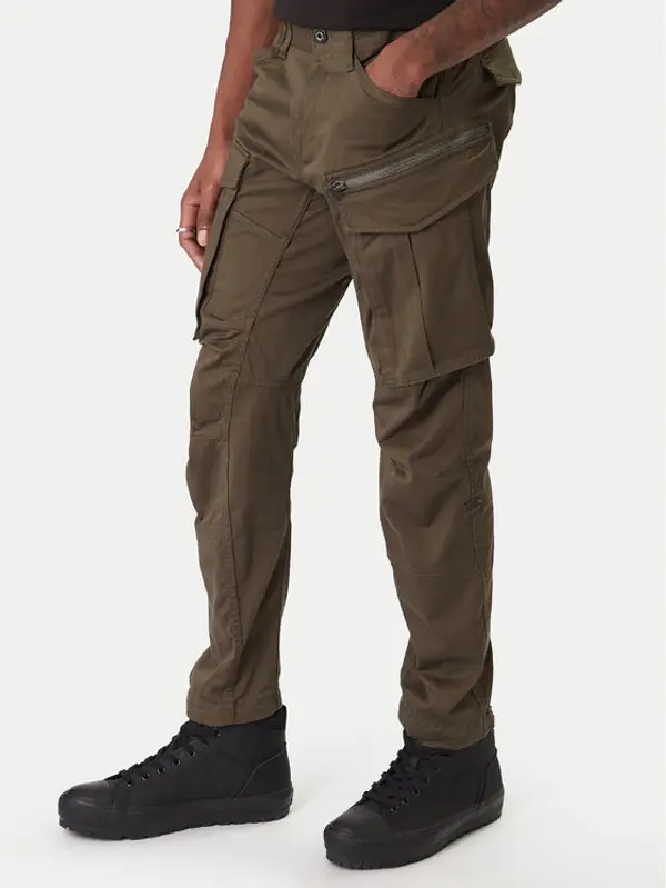G-Star Raw G-Star Raw Hlače Rovic D02190-5126 Kaki Regular Fit