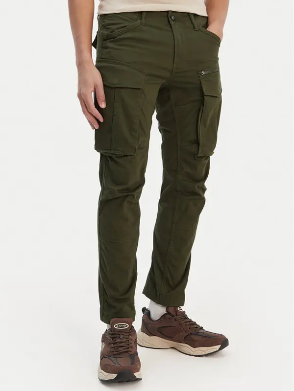 G-Star Raw G-Star Raw Hlače Rovic D02190-5126 Zelena Regular Fit