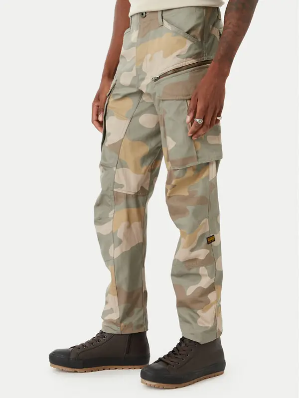 G-Star Raw G-Star Raw Hlače Rovic D02190-E574 Zelena Tapered Fit