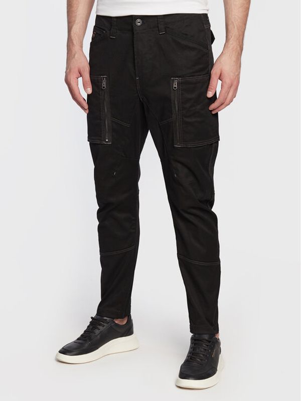 G-Star Raw G-Star Raw Hlače Zip Pocket 3D D21975-C105-6484 Crna Skinny Fit