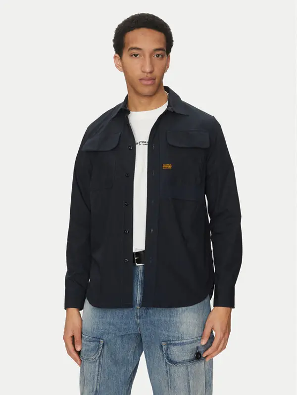 G-Star Raw G-Star Raw Košulja Cpo Utility D26470-C973 C742 Tamnoplava Regular Fit