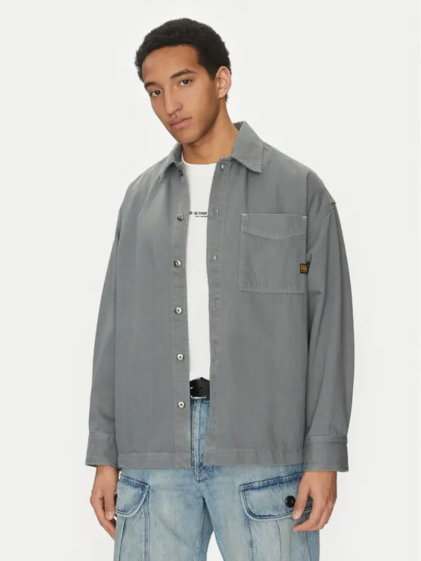 G-Star Raw G-Star Raw Košulja D23007-D300 H116 Siva Boxy Fit