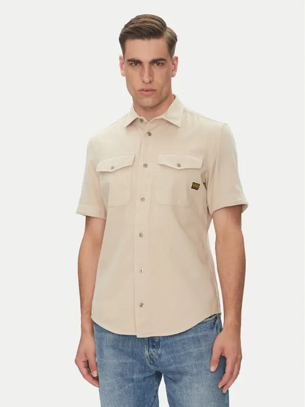 G-Star Raw G-Star Raw Košulja Marine D19751-D454 Bež Slim Fit