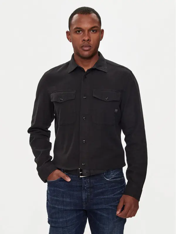 G-Star Raw G-Star Raw Košulja Marine D24963-D454 Crna Slim Fit