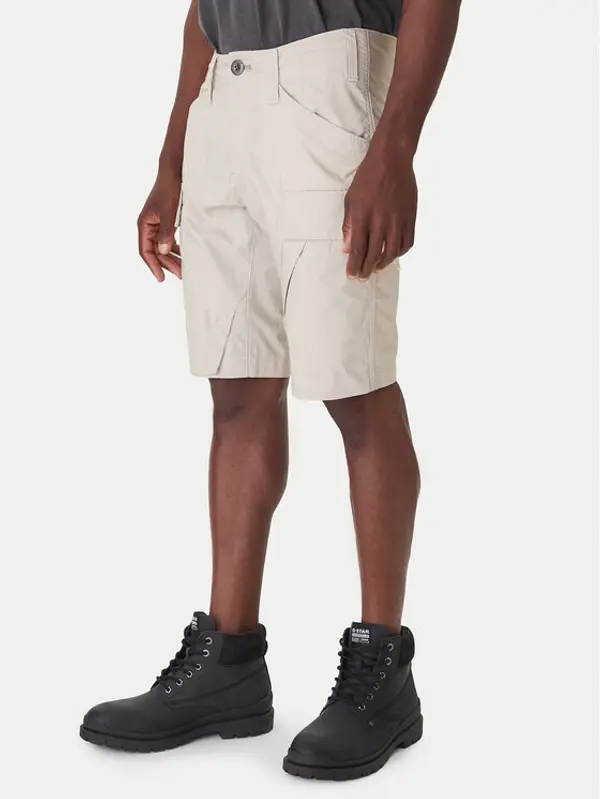 G-Star Raw G-Star Raw Kratke hlače 3D Cargo D26222-D308 Écru Regular Fit