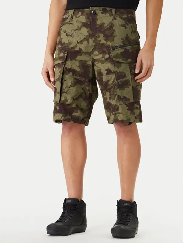 G-Star Raw G-Star Raw Kratke hlače Rovic D08566-D553 Zelena Relaxed Fit