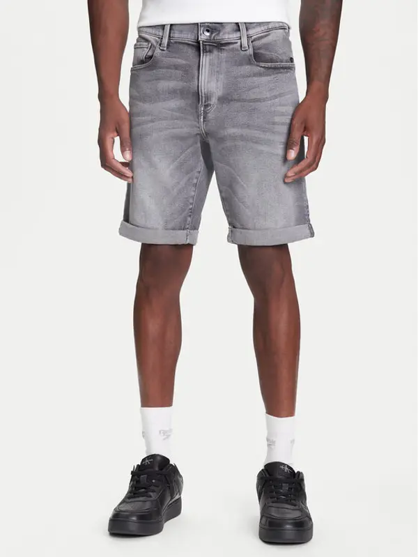 G-Star Raw G-Star Raw Kratke traperice 3301 D10481-D535 Siva Slim Fit