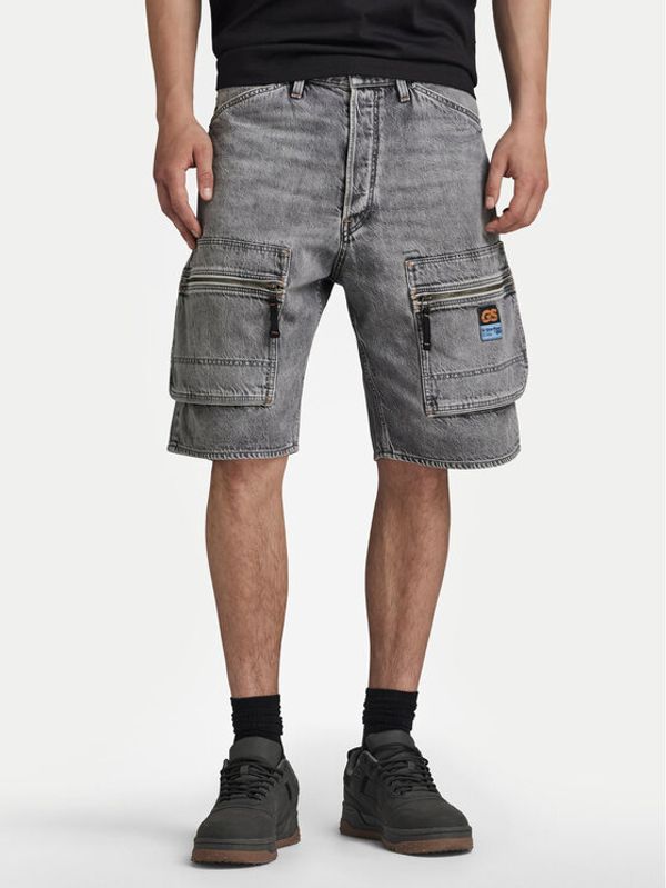 G-Star Raw G-Star Raw Kratke traperice Cargo D24442-D537-G324 Siva Loose Fit