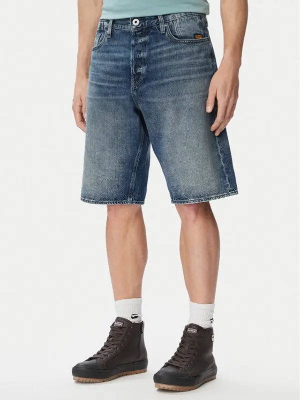 G-Star Raw G-Star Raw Kratke traperice Deeggie D28474-E352 Plava Regular Fit