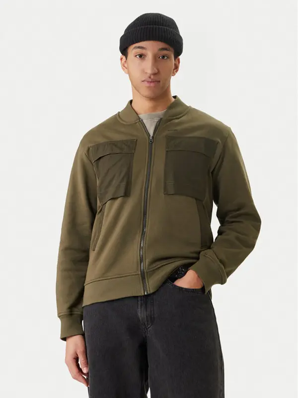 G-Star Raw G-Star Raw Majica dugih rukava D28824-E553 Zelena Regular Fit