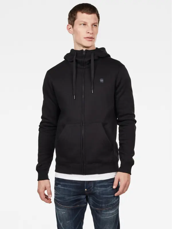 G-Star Raw G-Star Raw Majica dugih rukava Premium Core D16122-C235-6484 Crna Regular Fit