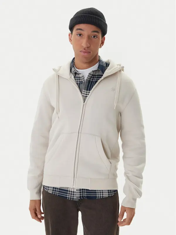 G-Star Raw G-Star Raw Majica dugih rukava Premium Core D16122-C235 Écru Regular Fit